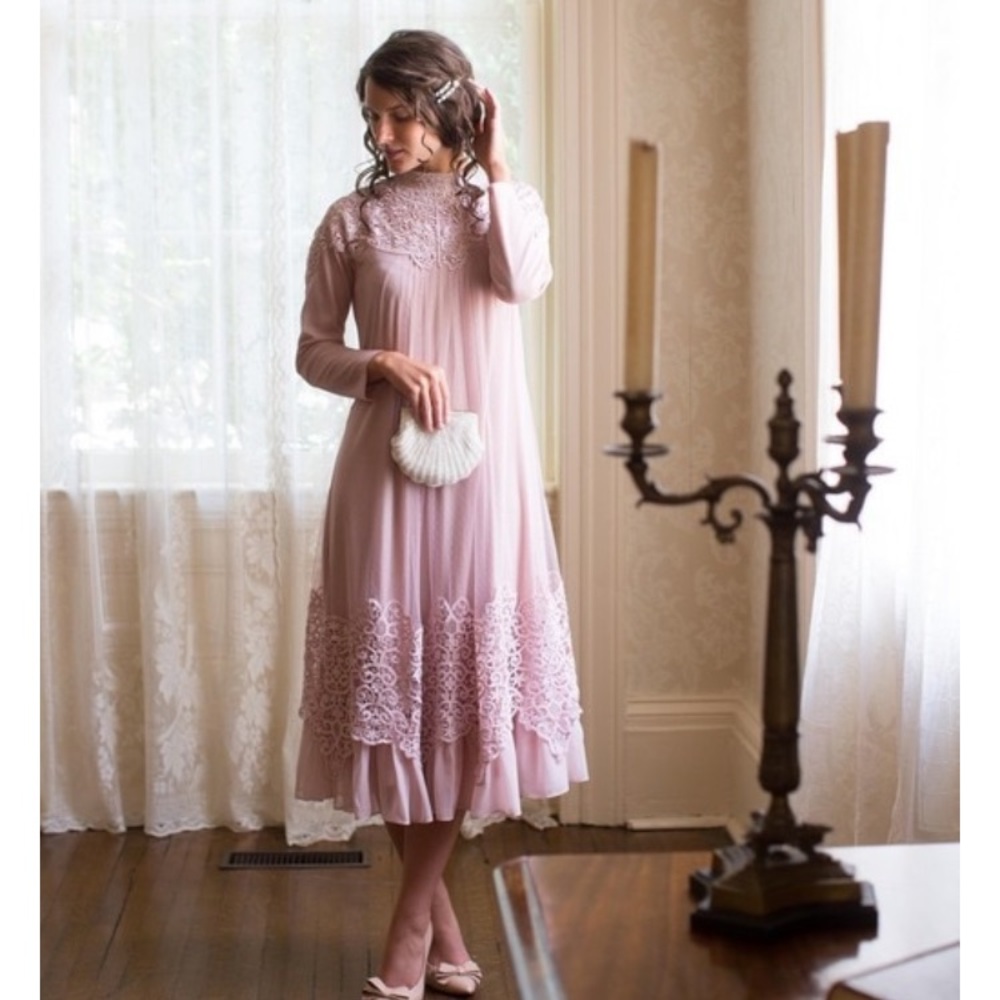 Dainty Jewells English Rosemary Dress - Blush